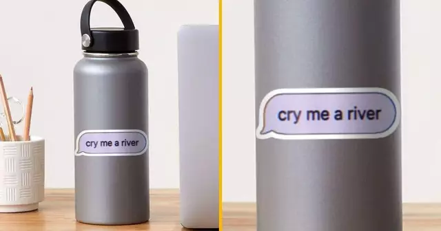 sticker cry me a river