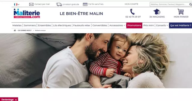 site-francais-literie-maliterie
