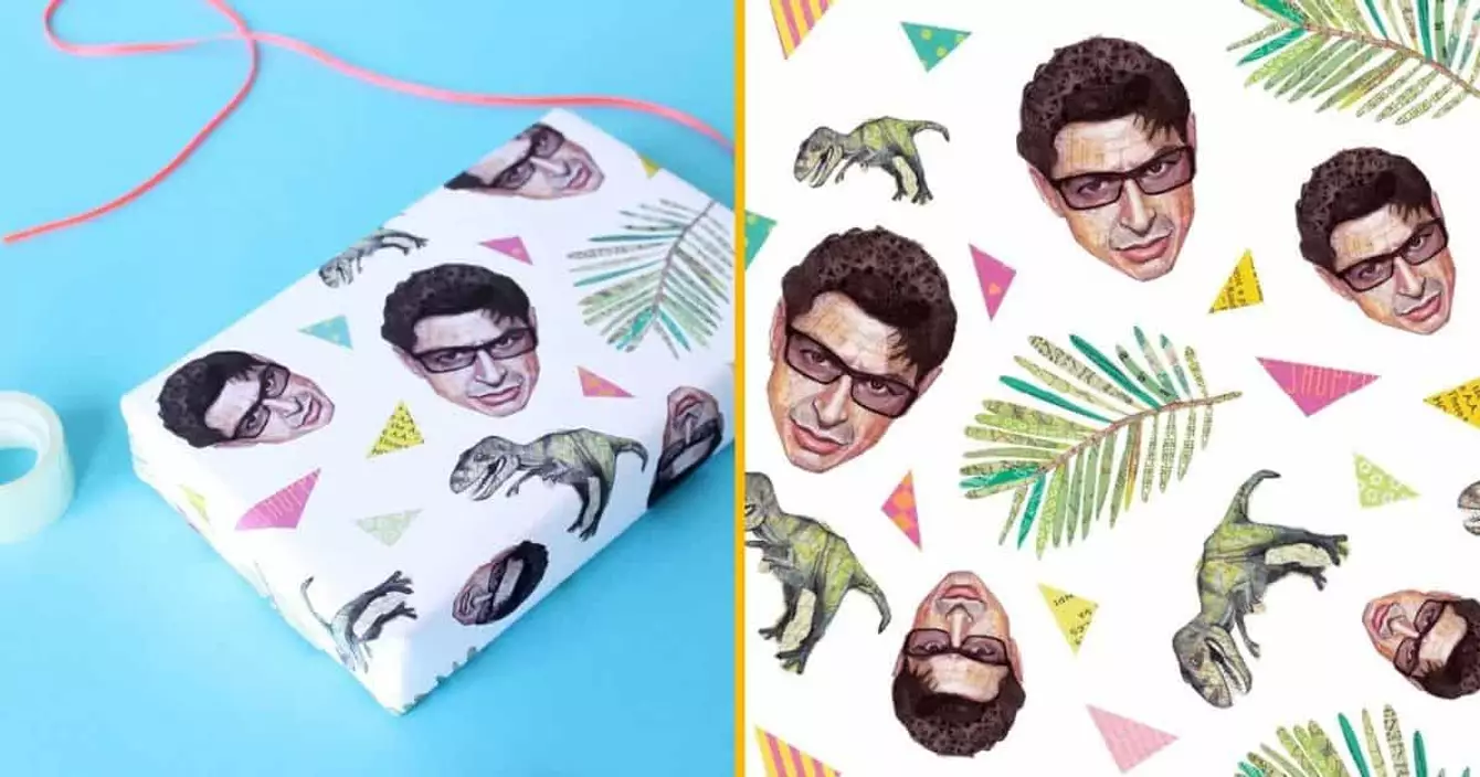 papier-cadeau-jeff-goldblum-jurassic-park