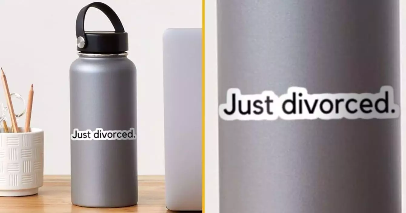 sticker-just-divorced