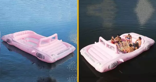 bouee-gonflable-geante-cabriolet