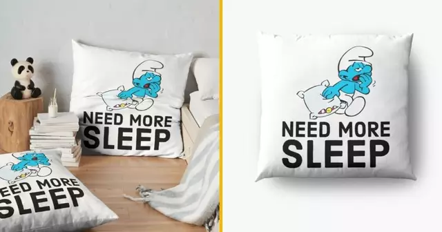 coussin-schtroumpf-besoin-sommeil