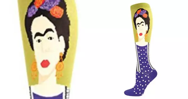 chaussette-frida-kahlo