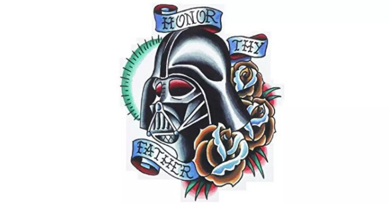 tatouage-dark-vador-roses