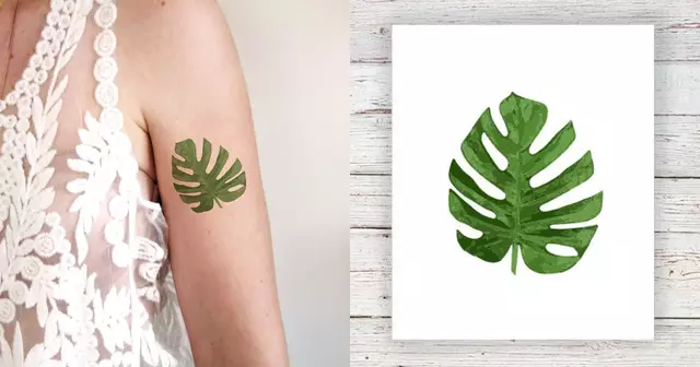 tatouage-monstera