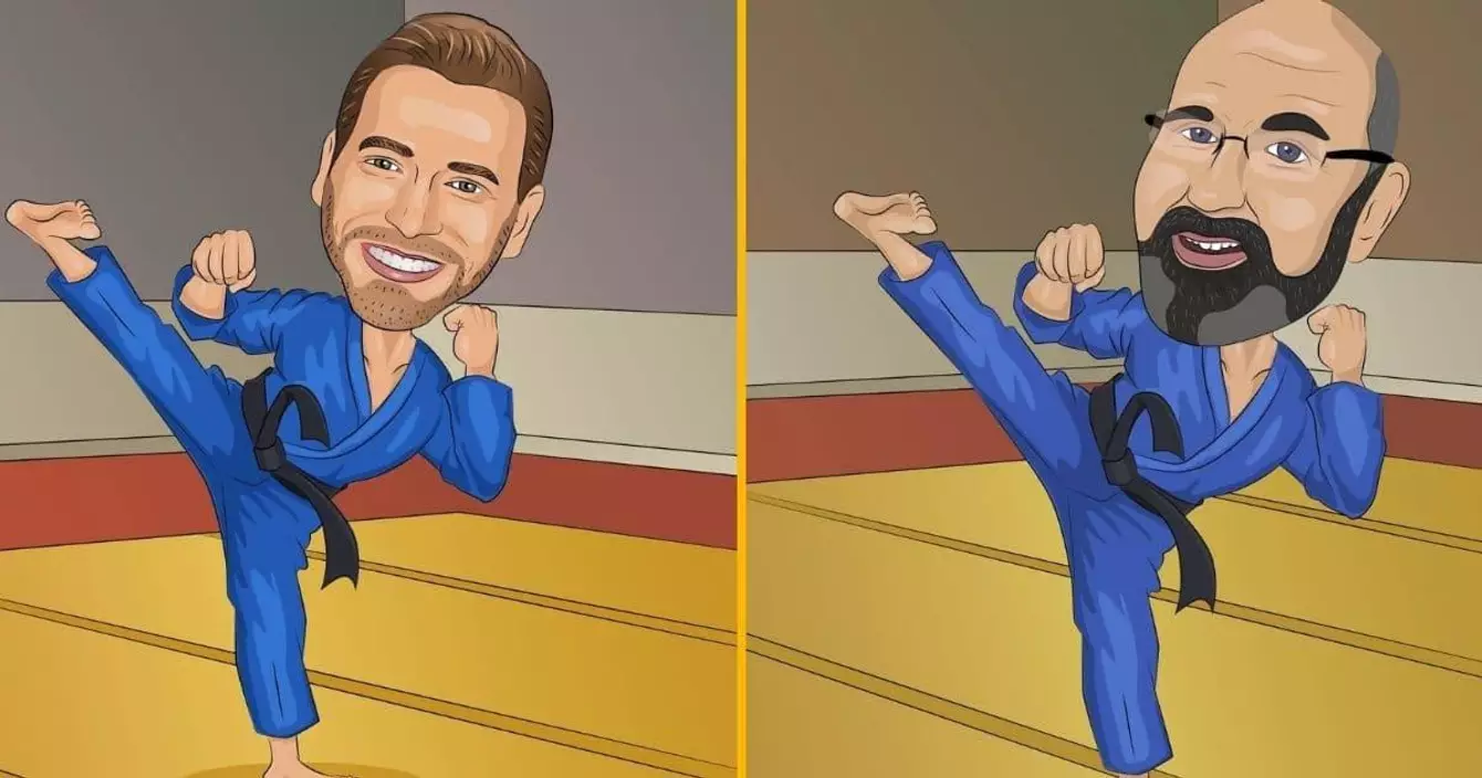 caricature-personnaliser-judoka