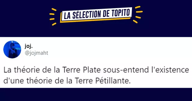 une terre plate