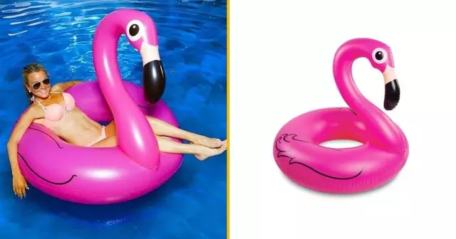 une-bouee-flamant-rose