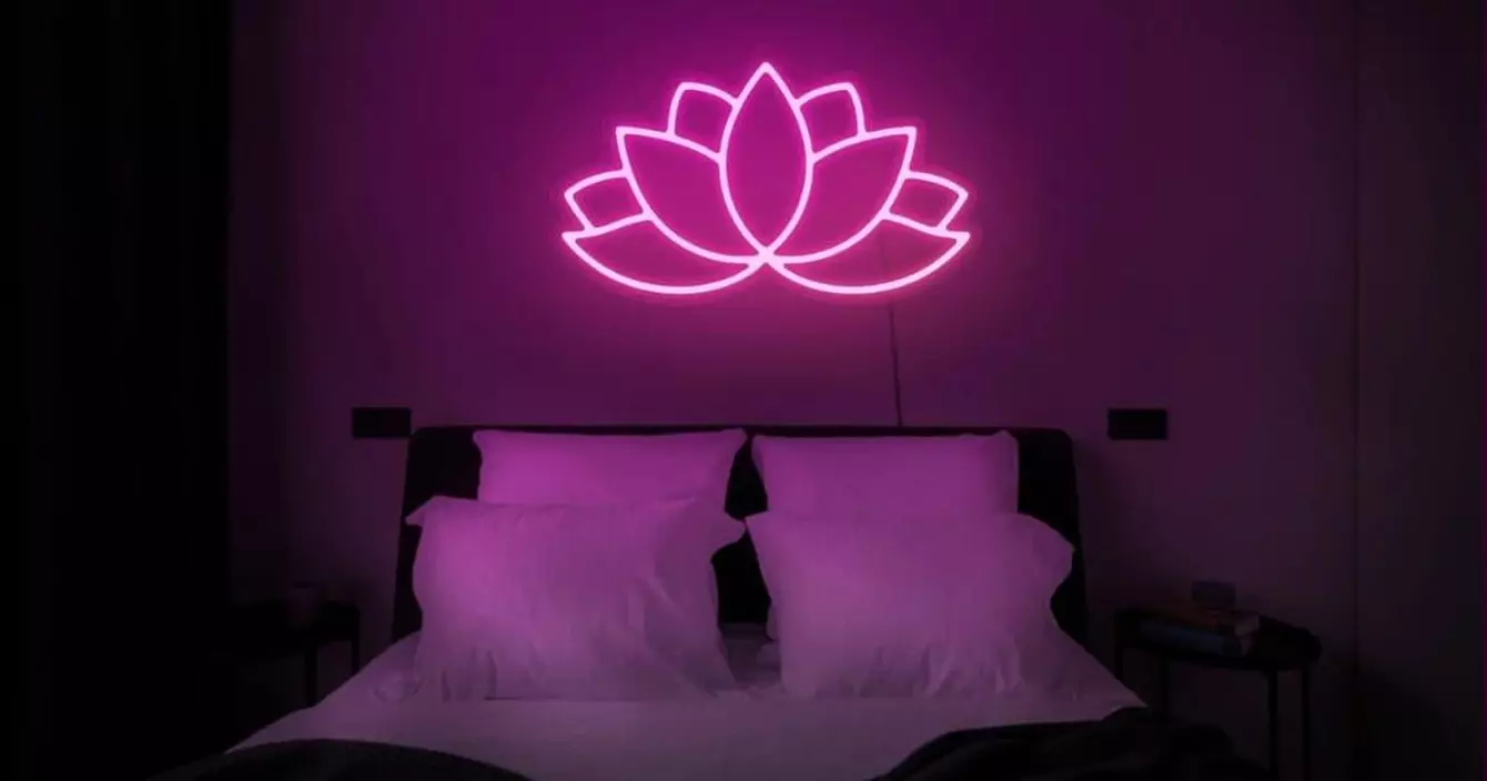 lampe-neon-lotus