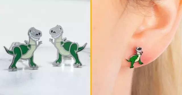 boucles-oreilles-rex-dino-toy-story