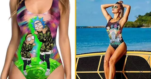 maillot-bain-rick-et-morty
