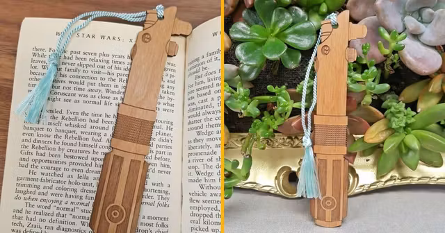 marque-page-sabre-laser-rey-star-wars