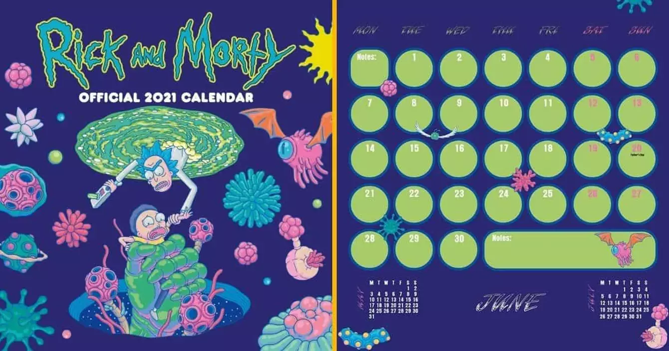 calendrier-rick-morty