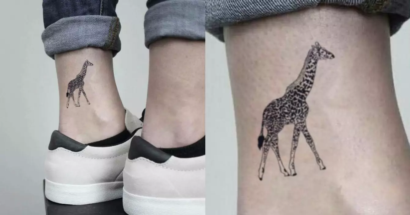 tatouage-girafe