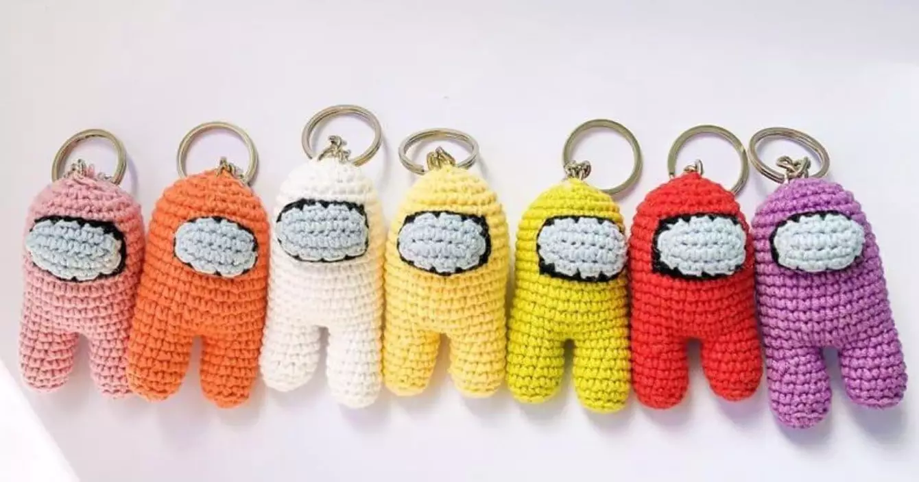 porte-cle-among-us-crochet