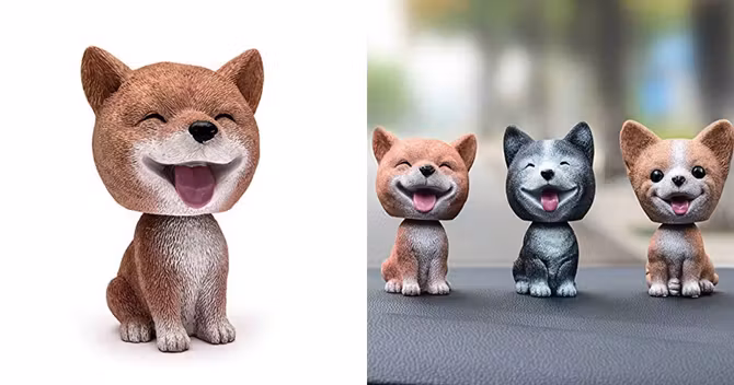 figurine-shiba-voiture