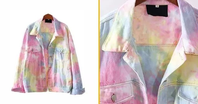 veste-jean-motif-arc-en-ciel