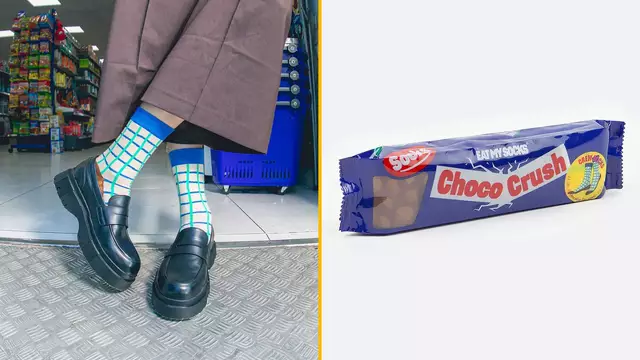 CHAUSSETTES-BARRE-CHOCOLAT