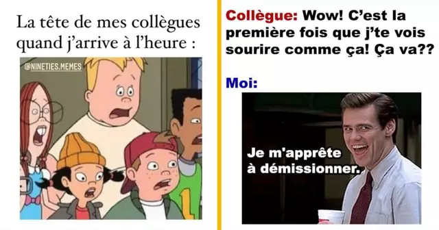 top memes collegues