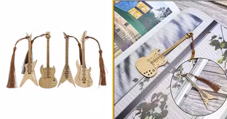 un-marque-page-en-forme-de-guitare