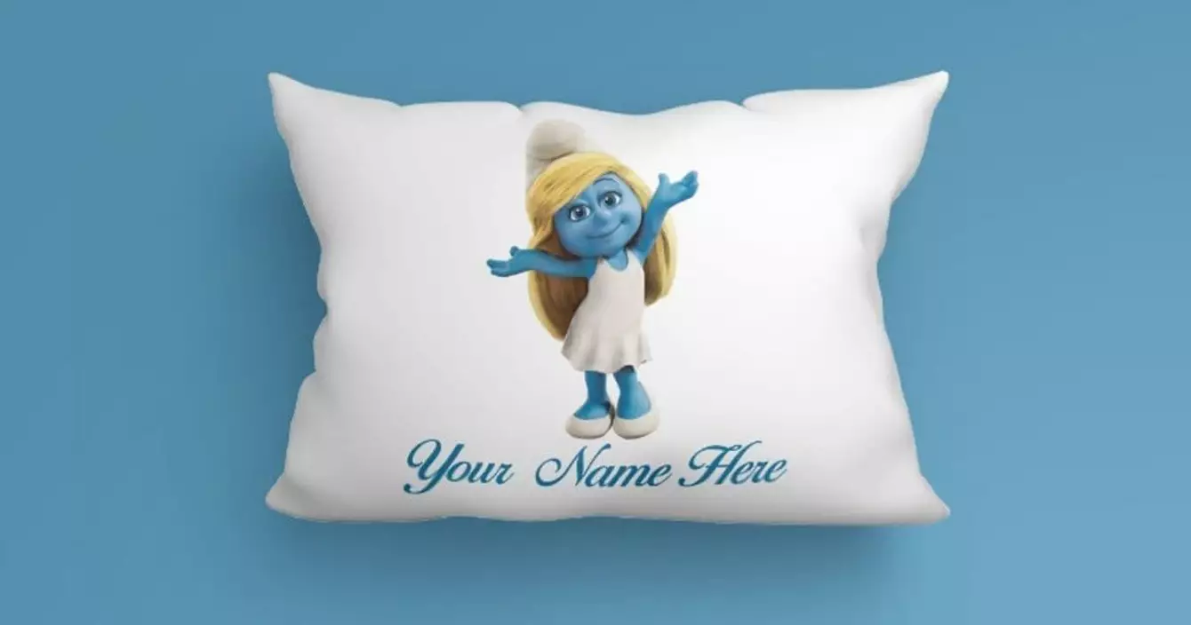 coussin-schtroumpfs-personnaliser