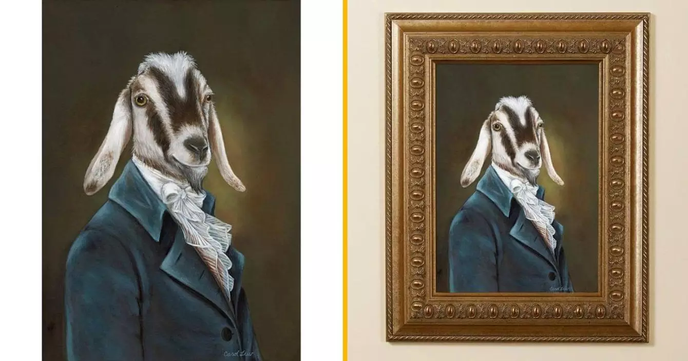 affiche-peinture-chevre-distinguee