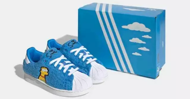paire-adidas-cheveux-marge-simpson