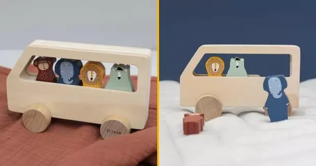 bus-animaux-colores-bois