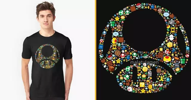 t-shirt-toad-minimaliste