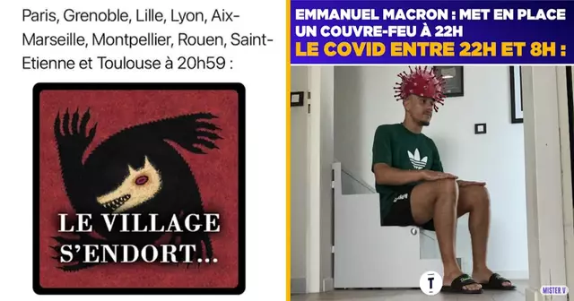 top memes couvre feu 2