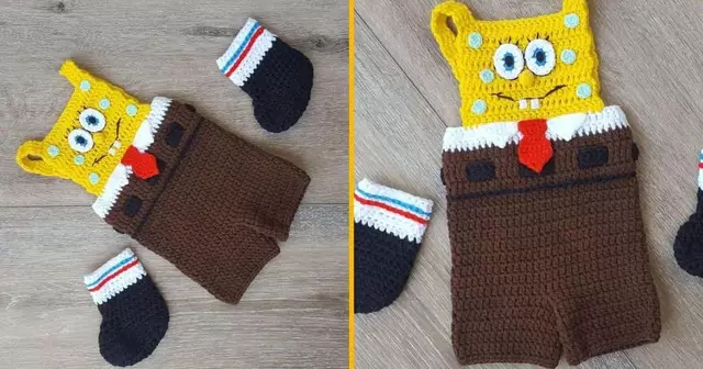 costume-bob-eponge-crochet
