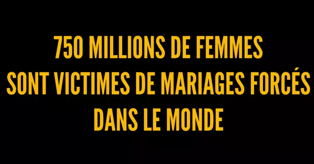 une mariages forcés