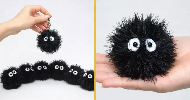 porte cle boule suie voyage chihiro