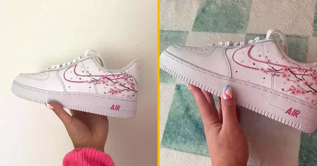 custom-air-force-1-cerisier-fleur