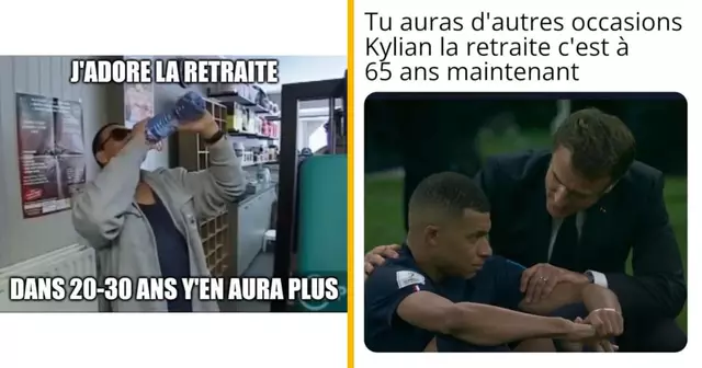 top meme retraite