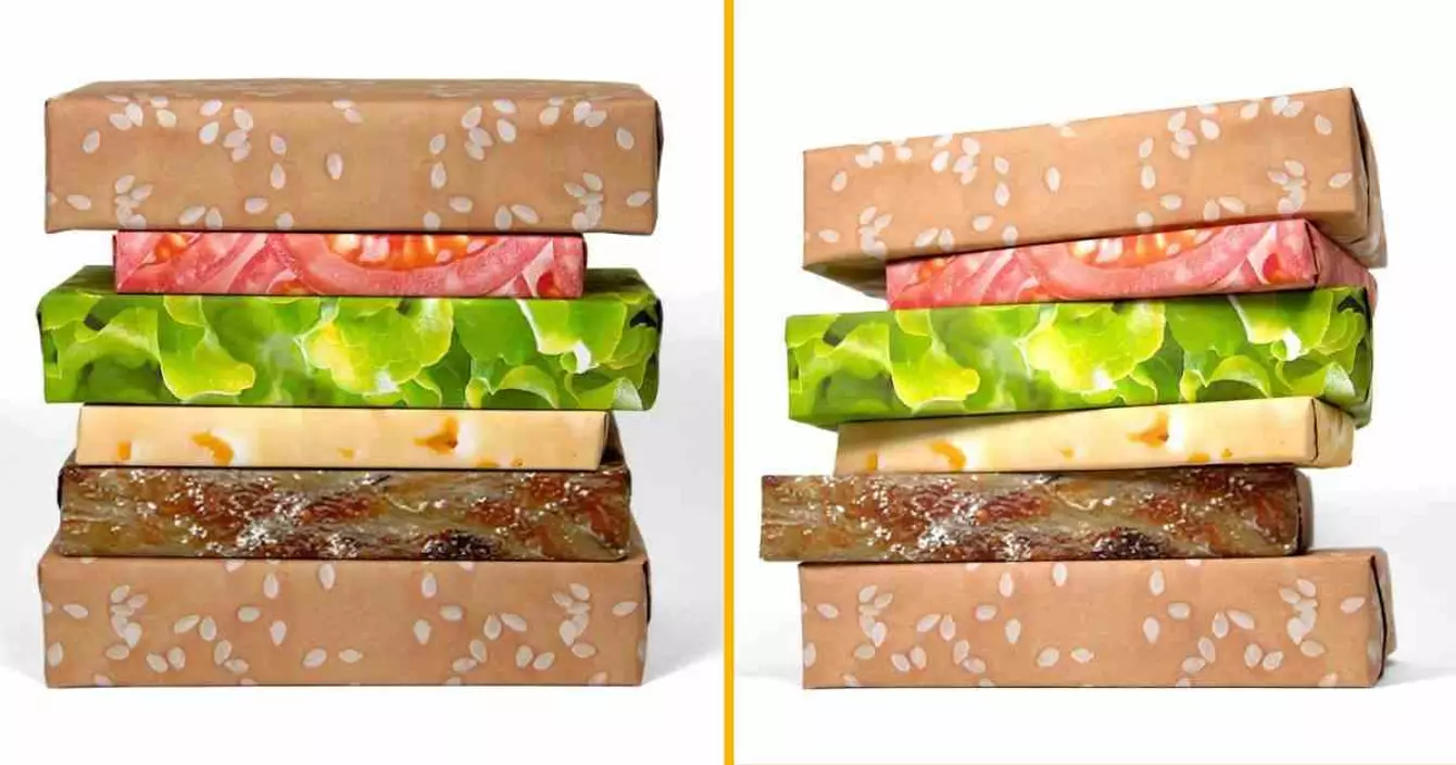 papier-cadeau-cheeseburger