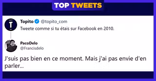 top tweet comme si facebook 2010
