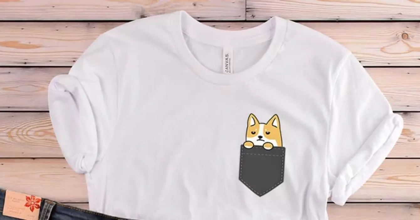 tshirt-corgi-kawaii