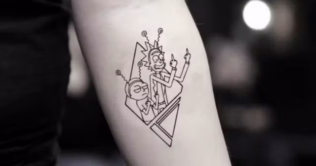 tatouage-rick-morty