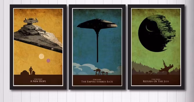 ensemble-affiches-minimalistes-star-wars