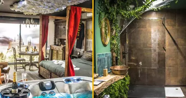 Une chambre melant bulles et Harry Potter (Staples, Nord)