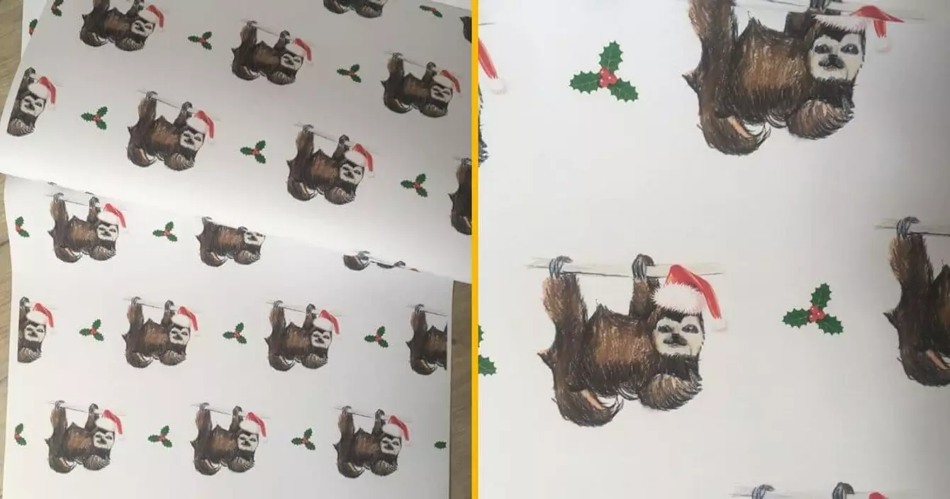 papier-cadeau-paresseux