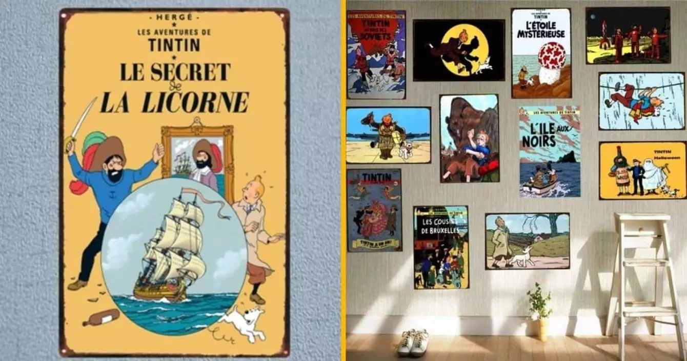 plaque-metal-tintin