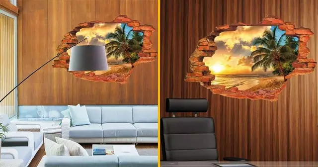 sticker-mural-coucher-soleil-paradisiaque