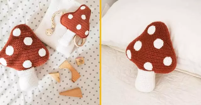 coussin-champignon-laine