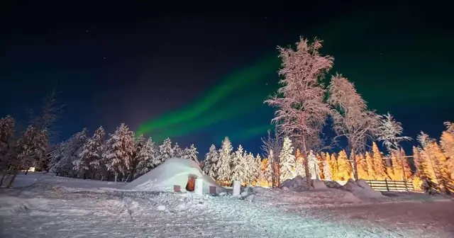 igloo-aurores-boreales-finlande