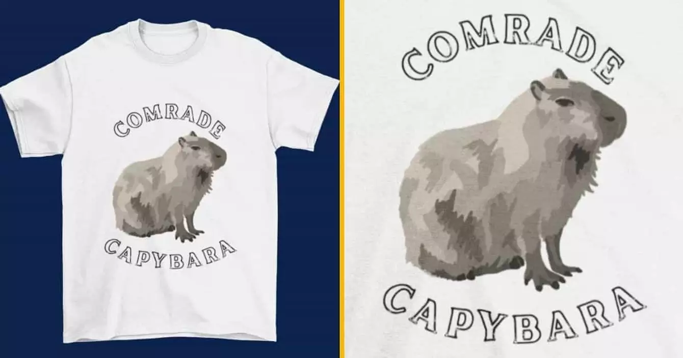 t-shirt-capybara