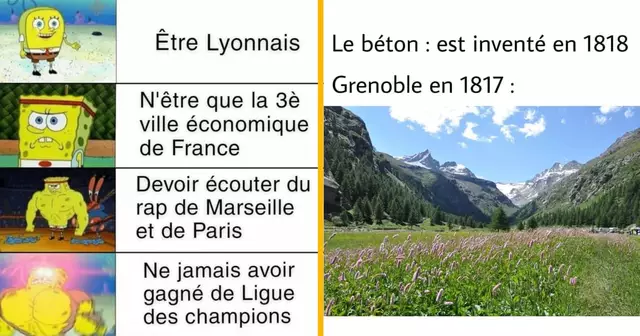 top memes auvergne rhone