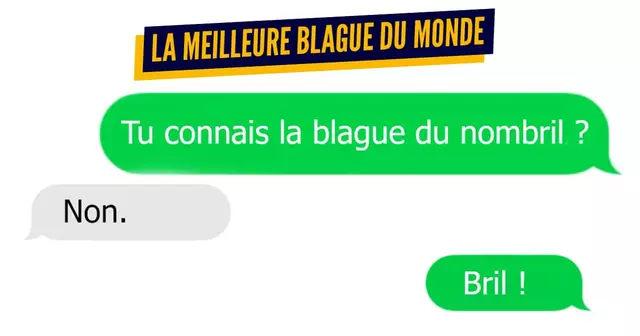 une blague