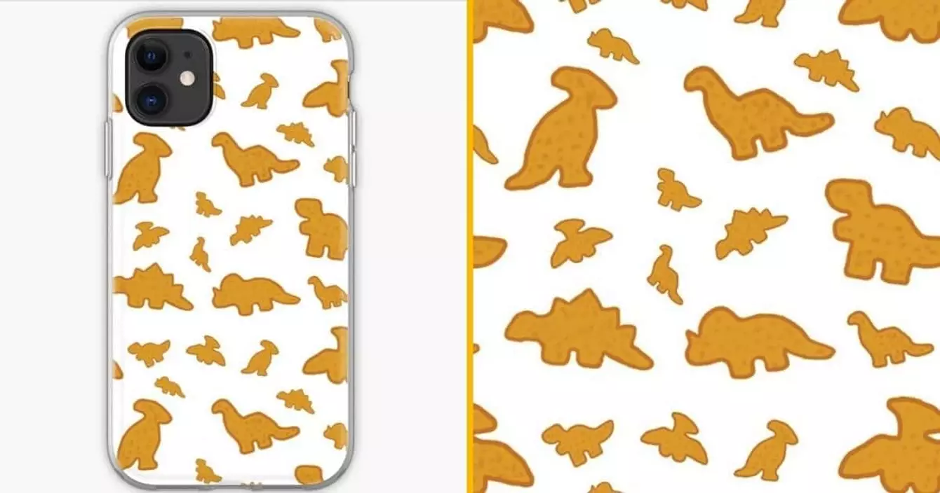 coque-telephone-nuggets-dinosaure